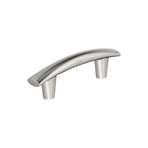 Willow Zinc Satin Nickel Cabinet Pull 1