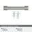 Appoint Zinc Satin Nickel Cabinet Pull 38