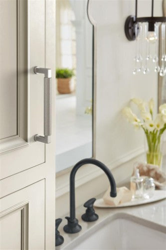 Balata Zinc Satin Nickel Cabinet Pull 27