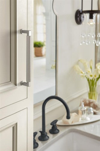 Balata Zinc Satin Nickel Cabinet Pull 28