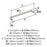 Balata Zinc Satin Nickel Cabinet Pull 16