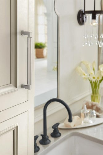 Balon Zinc Satin Nickel Cabinet Pull 28