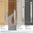Bellamy Zinc Satin Nickel Cabinet Pull 33