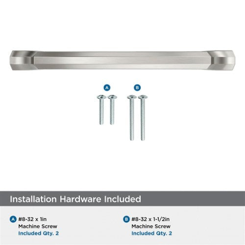 Bellamy Zinc Satin Nickel Cabinet Pull 23