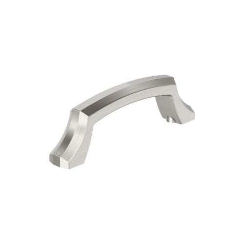 Bellamy Zinc Satin Nickel Cabinet Pull 1