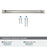 Bellamy Zinc Satin Nickel Cabinet Pull 24