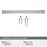 Blackrock Zinc Satin Nickel Cabinet Pull 46