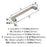 Blackrock Zinc Satin Nickel Cabinet Pull 9