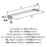 Blackrock Zinc Satin Nickel Cabinet Pull 11