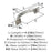 Candler Zinc Satin Nickel Cabinet Pull 11