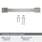 Candler Zinc Satin Nickel Cabinet Pull 20