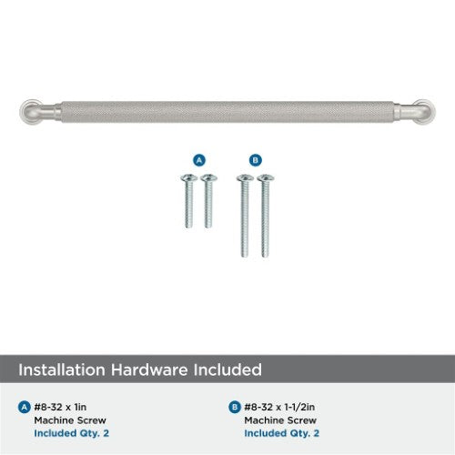 Collet Zinc Satin Nickel Cabinet Pull 22