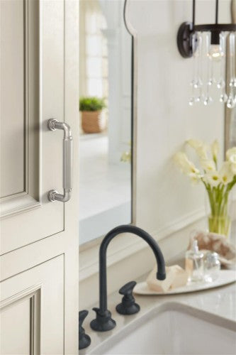 Cowrie Zinc Satin Nickel Cabinet Pull 26