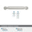 Cowrie Zinc Satin Nickel Cabinet Pull 18
