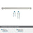 Cowrie Zinc Satin Nickel Cabinet Pull 21