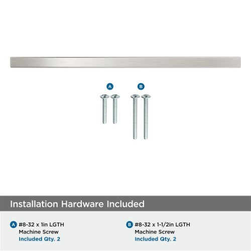 Cyprus Zinc Satin Nickel Cabinet Pull 20