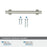 Davenport Zinc Satin Nickel Cabinet Pull 53