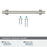 Davenport Zinc Satin Nickel Cabinet Pull 48