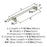 Davenport Zinc Satin Nickel Cabinet Pull 12