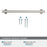 Davenport Zinc Satin Nickel Cabinet Pull 24