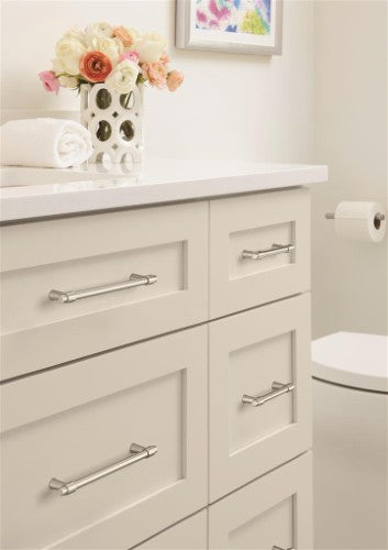 Destine Zinc Satin Nickel Cabinet Pull 20