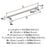 Destine Zinc Satin Nickel Cabinet Pull 15