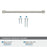 Dupont Circle Zinc Satin Nickel Cabinet Pull 24