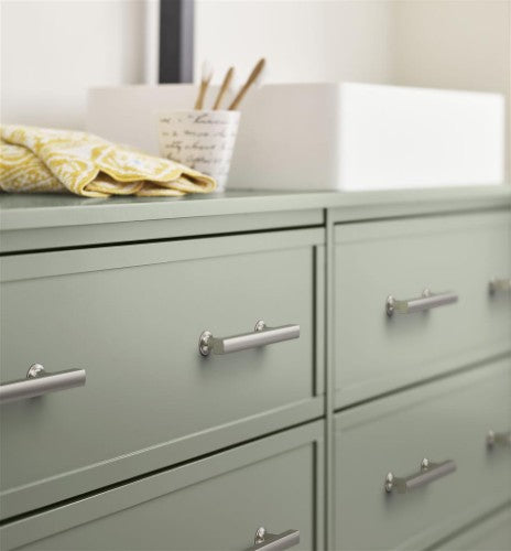 Everett Zinc Satin Nickel Cabinet Pull 23