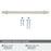 Everett Zinc Satin Nickel Cabinet Pull 20