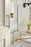 Fairfax Zinc Satin Nickel Cabinet Pull 30