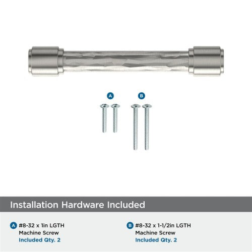 Fairfax Zinc Satin Nickel Cabinet Pull 15