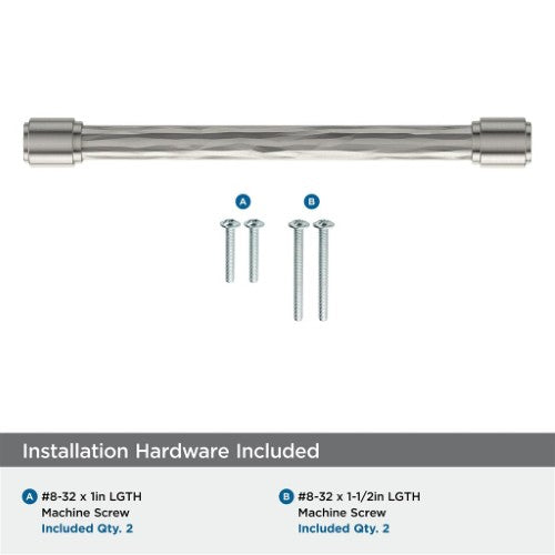 Fairfax Zinc Satin Nickel Cabinet Pull 17