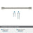 Fairfax Zinc Satin Nickel Cabinet Pull 18