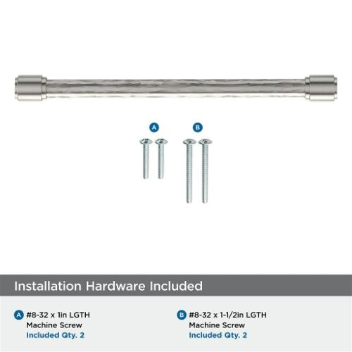 Fairfax Zinc Satin Nickel Cabinet Pull 18