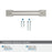 Farewind Zinc Satin Nickel Cabinet Pull 20