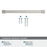 Farewind Zinc Satin Nickel Cabinet Pull 24