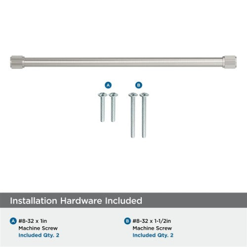 Farewind Zinc Satin Nickel Cabinet Pull 18