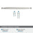 Kane Zinc Satin Nickel Cabinet Pull 21