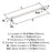 Kane Zinc Satin Nickel Cabinet Pull 15