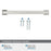 Lintel Zinc Satin Nickel Cabinet Pull 22