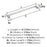 Lintel Zinc Satin Nickel Cabinet Pull 10