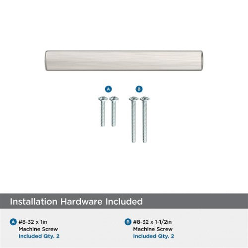 Merced Zinc Satin Nickel Cabinet Pull 19