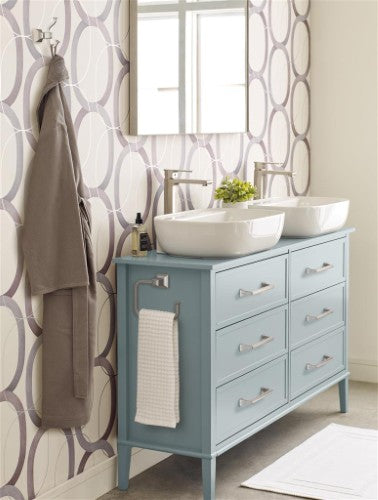 Mulholland Zinc Satin Nickel Cabinet Pull 18