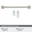 Mulholland Zinc Satin Nickel Cabinet Pull 19