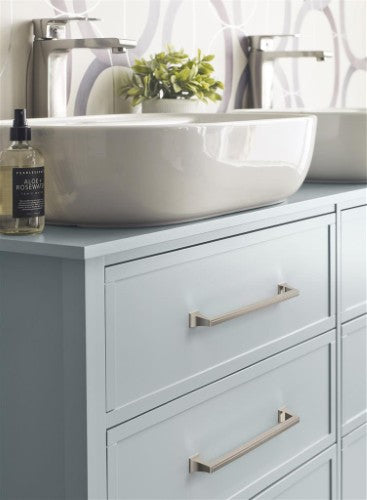 Mulholland Zinc Satin Nickel Cabinet Pull 25