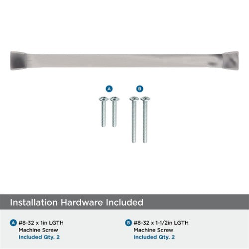 Revitalize Zinc Satin Nickel Cabinet Pull 23