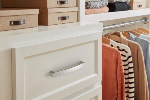 Rift Zinc Satin Nickel Cabinet Pull 12
