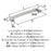 Rift Zinc Satin Nickel Cabinet Pull 6