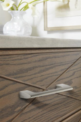Riva Zinc Satin Nickel Cabinet Pull 22