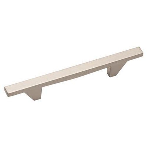 Sleek Zinc Satin Nickel Cabinet Pull 1